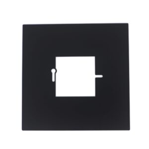 WCD afdekplaat 1-voudig 3 cm afdekking zwart